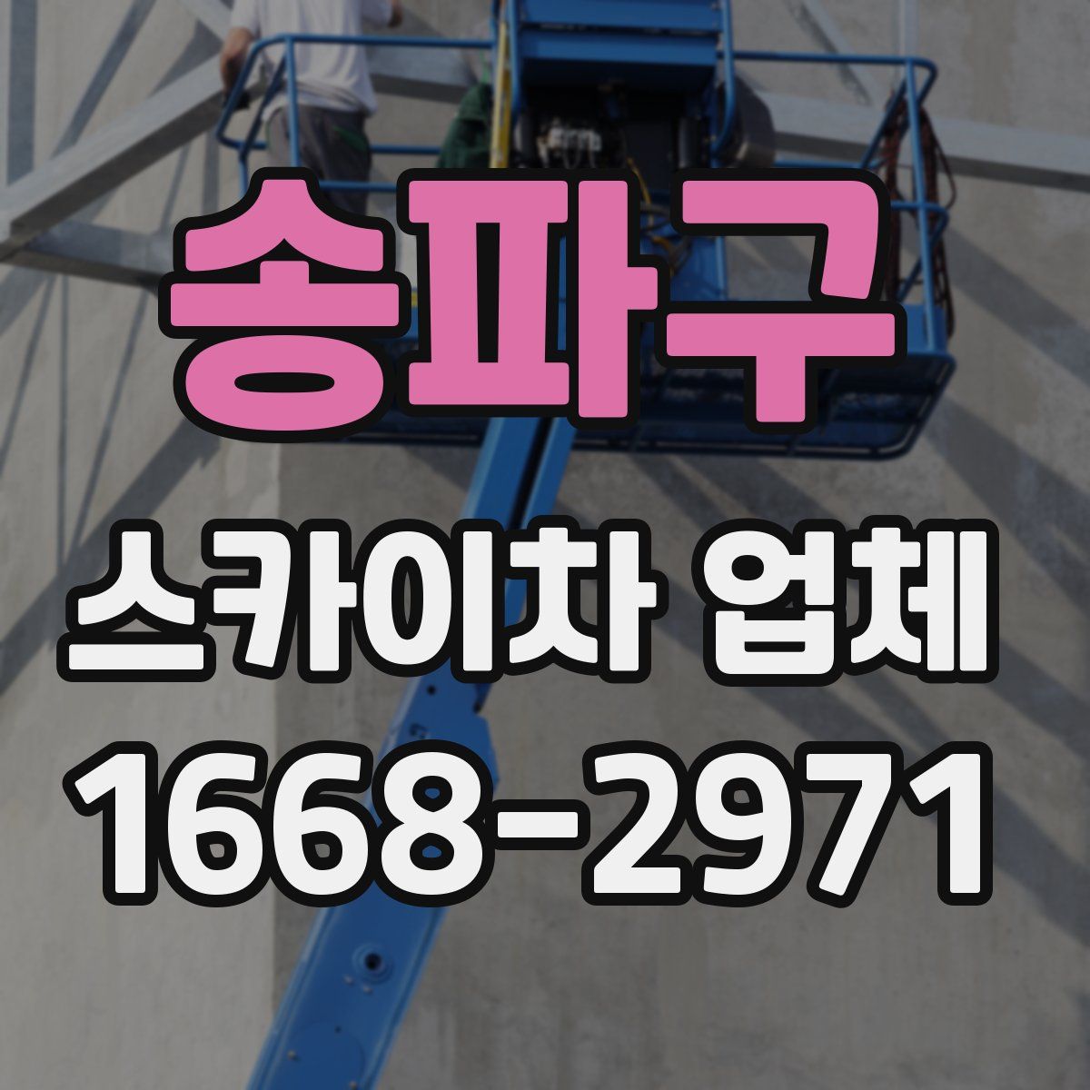 송파구 스카이차 업체