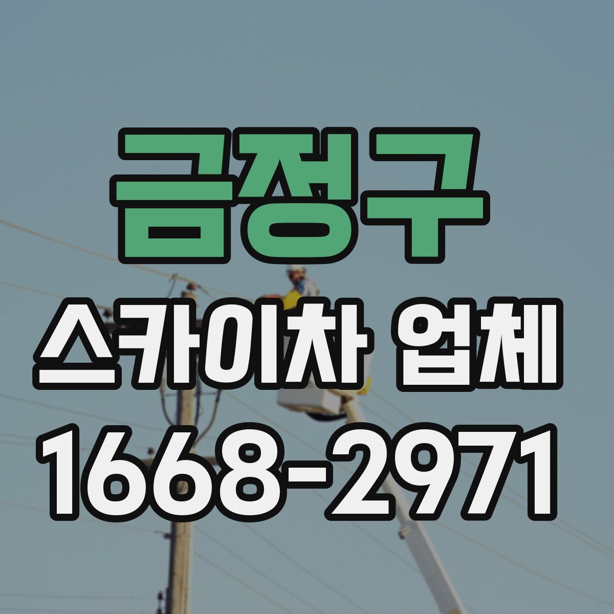 금정구 스카이차 업체