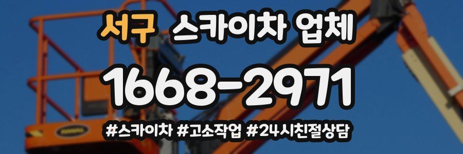 서구 스카이차 업체