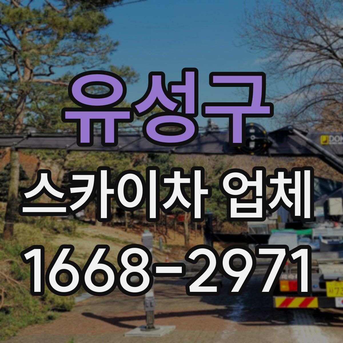 유성구 스카이차 업체