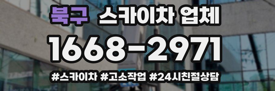 북구 스카이차 업체