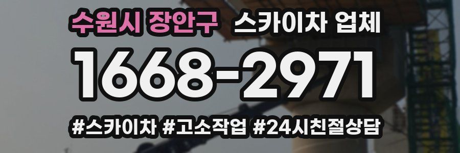 수원시 장안구 스카이차 업체