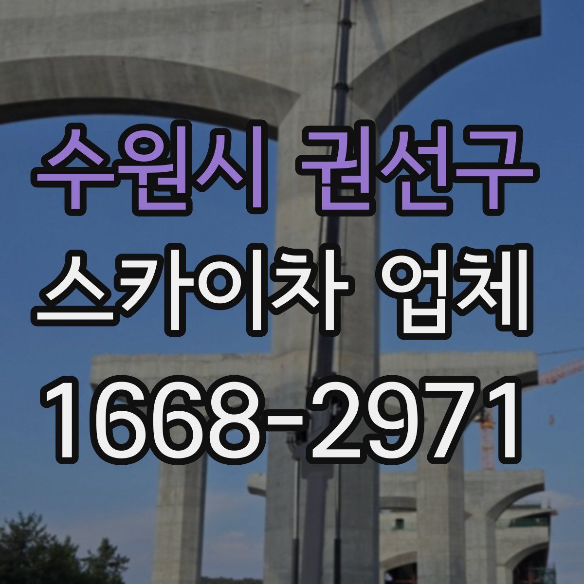 수원시 권선구 스카이차 업체