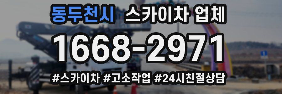 동두천시 스카이차 업체