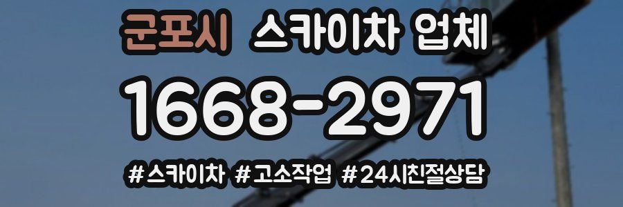 군포시 스카이차 업체