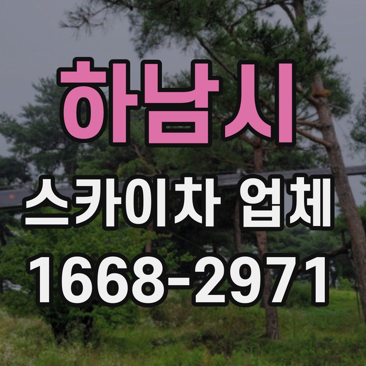 하남시 스카이차 업체