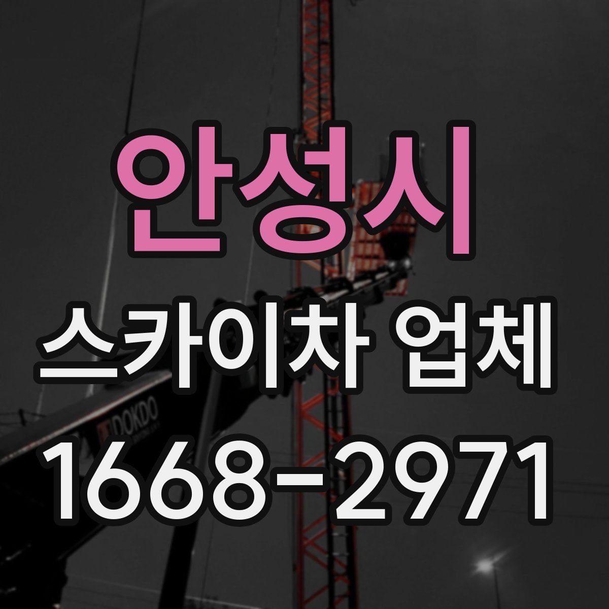 안성시 스카이차 업체