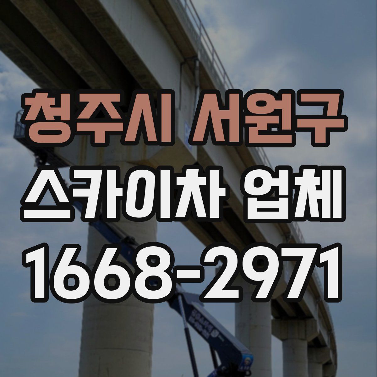 청주시 서원구 스카이차 업체