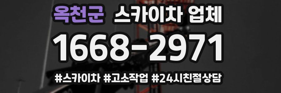 옥천군 스카이차 업체