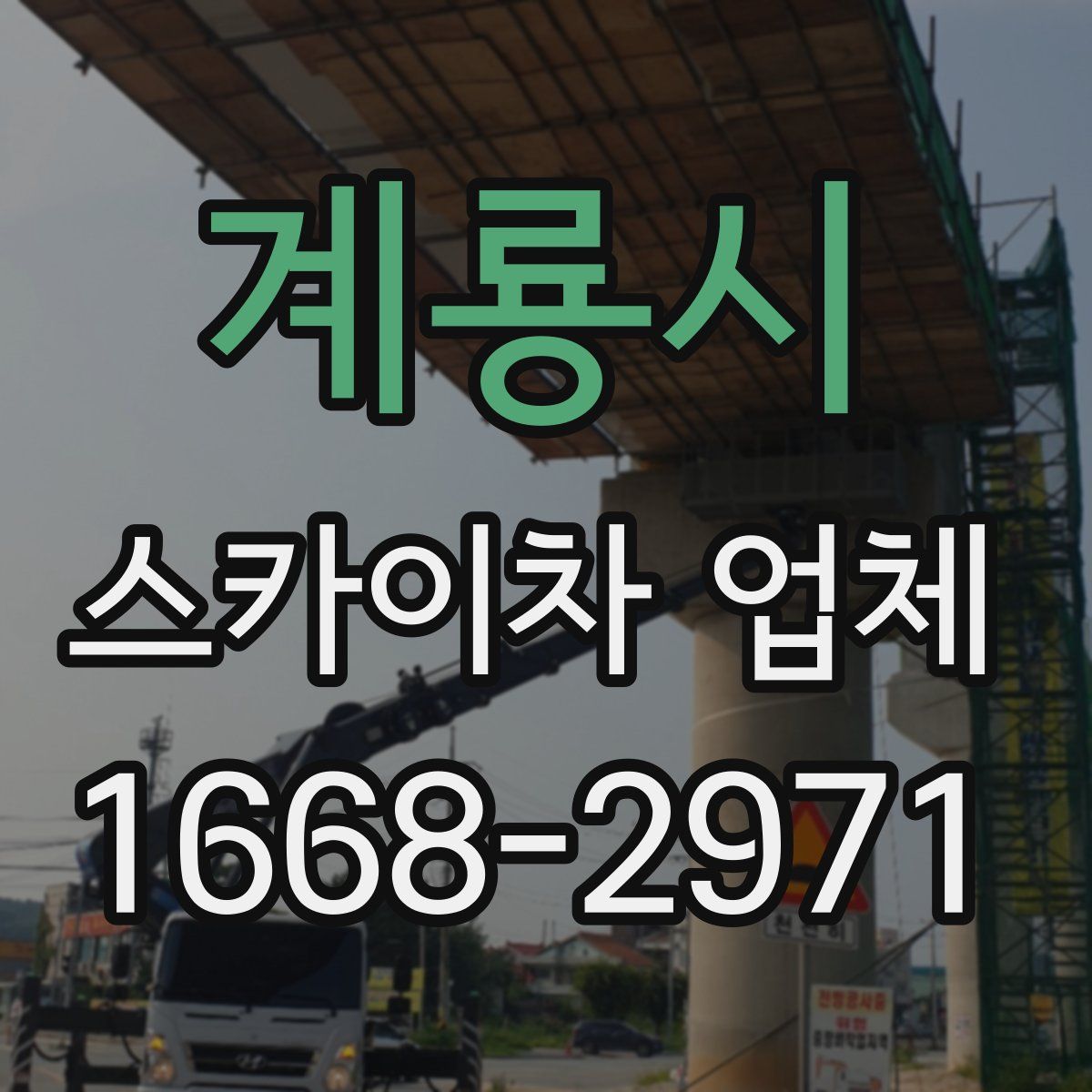 계룡시 스카이차 업체