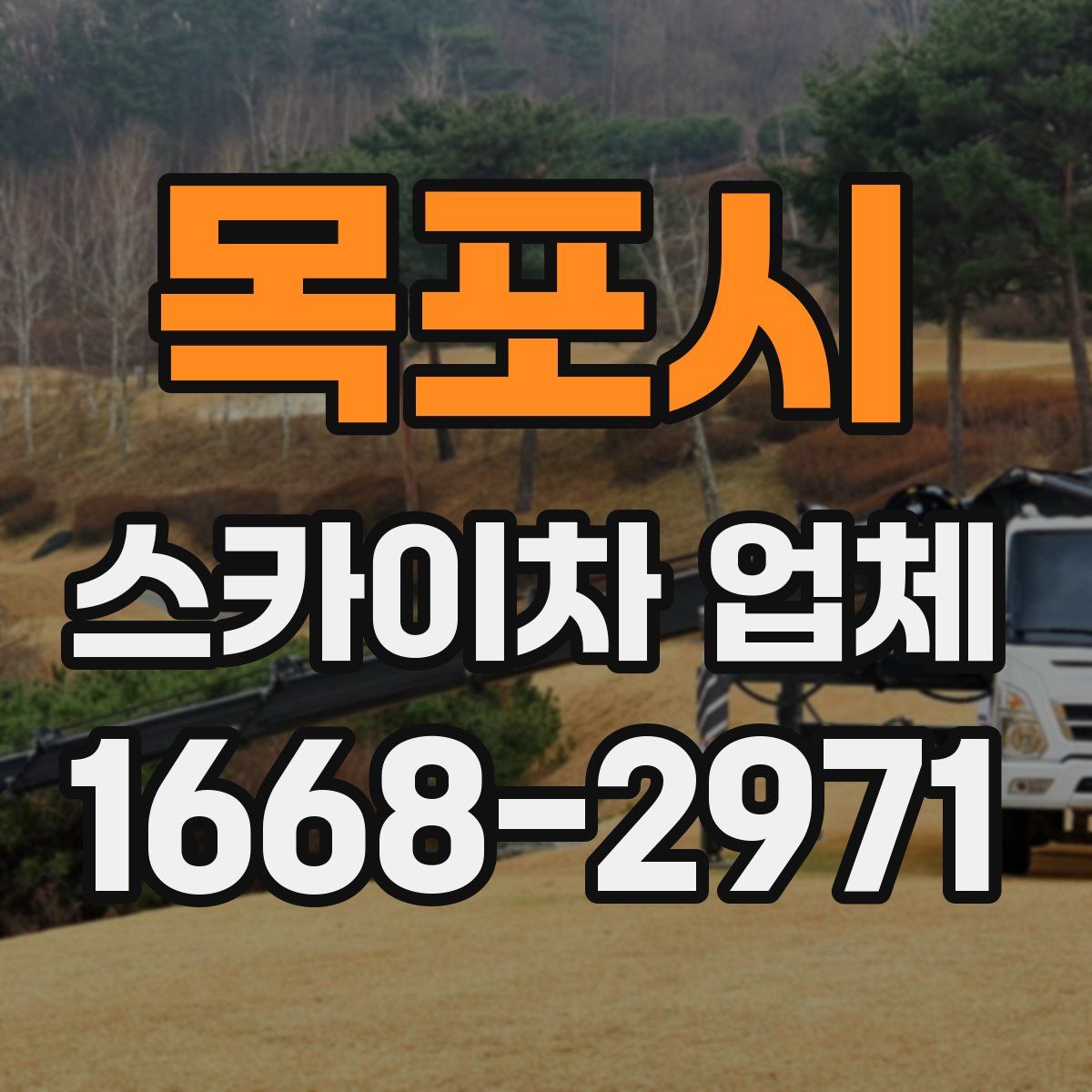 목포시 스카이차 업체