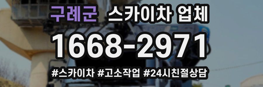 구례군 스카이차 업체