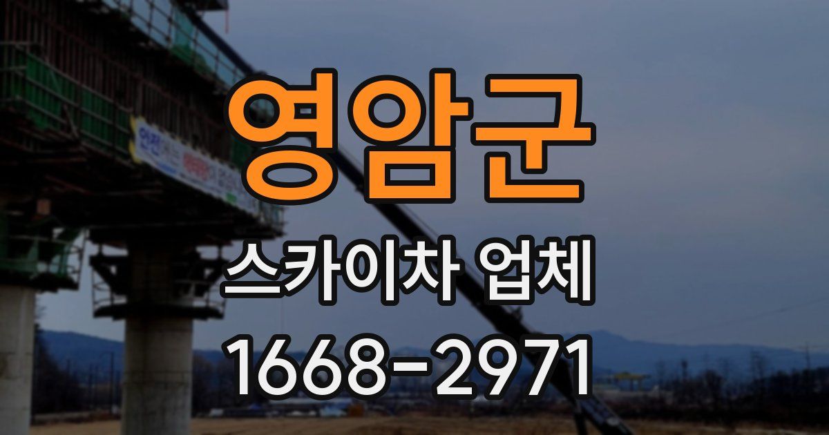 영암군 스카이차 업체