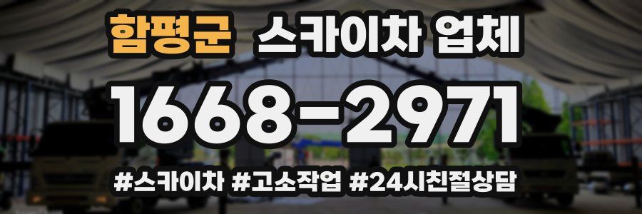 함평군 스카이차 업체