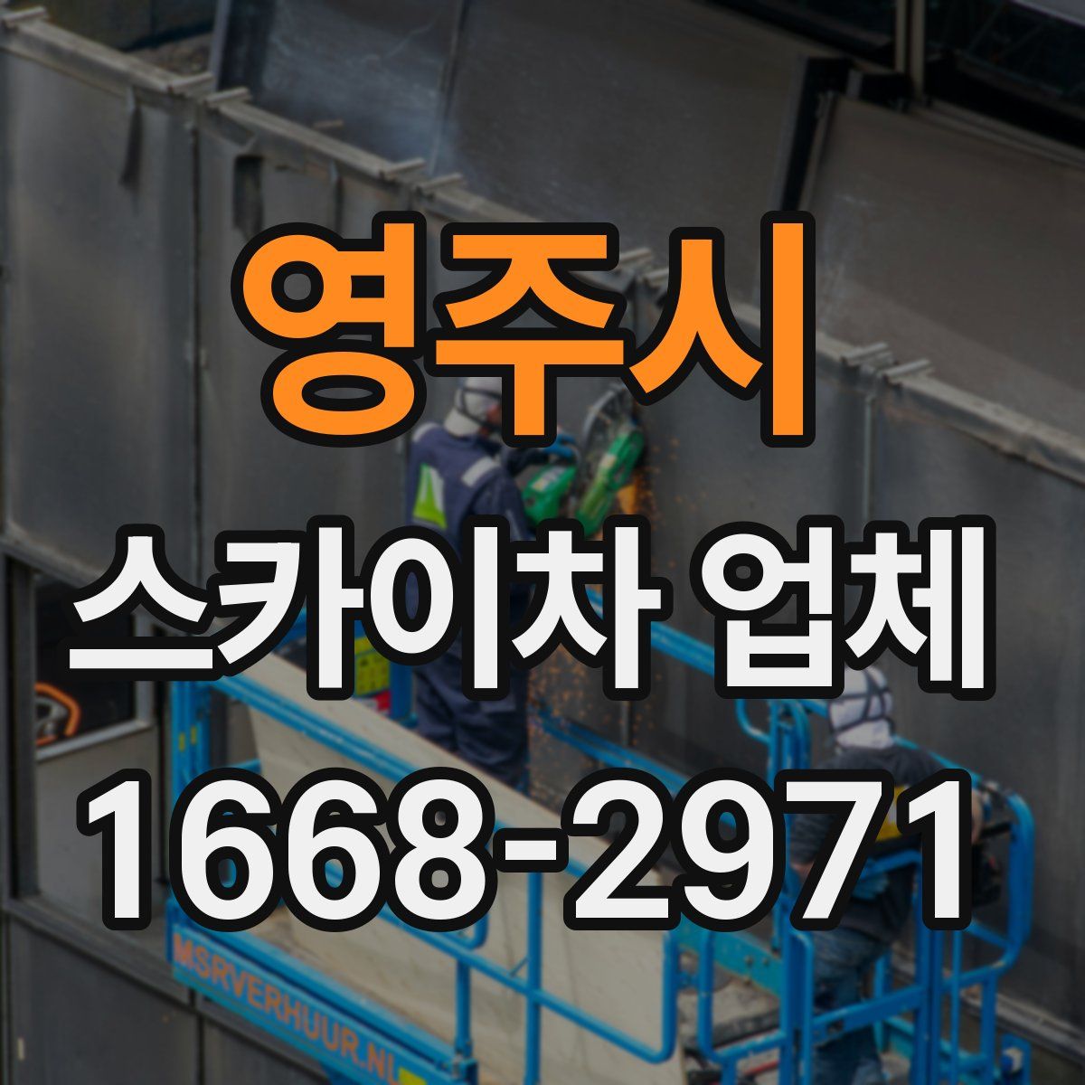 영주시 스카이차 업체