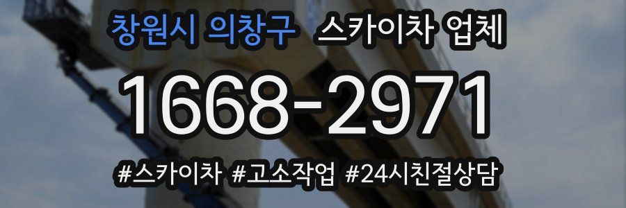 창원시 의창구 스카이차 업체