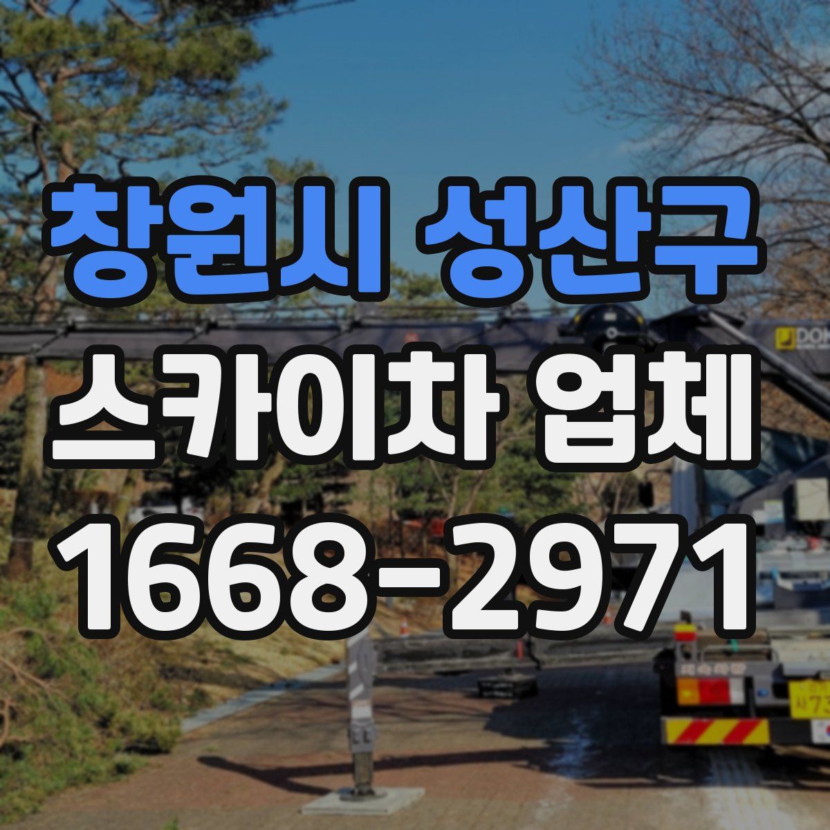 창원시 성산구 스카이차 업체