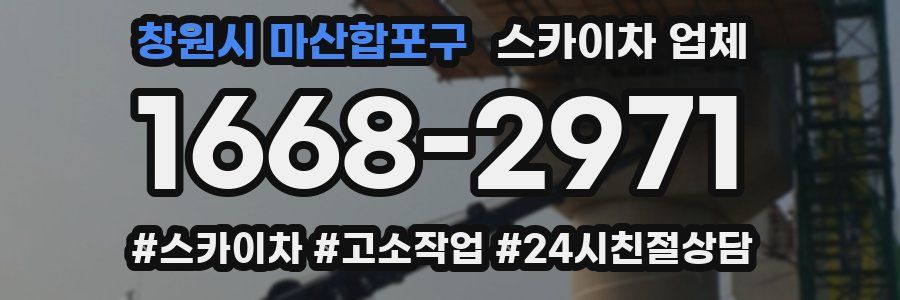 창원시 마산합포구 스카이차 업체