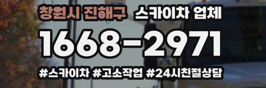 창원시 진해구 스카이차 업체