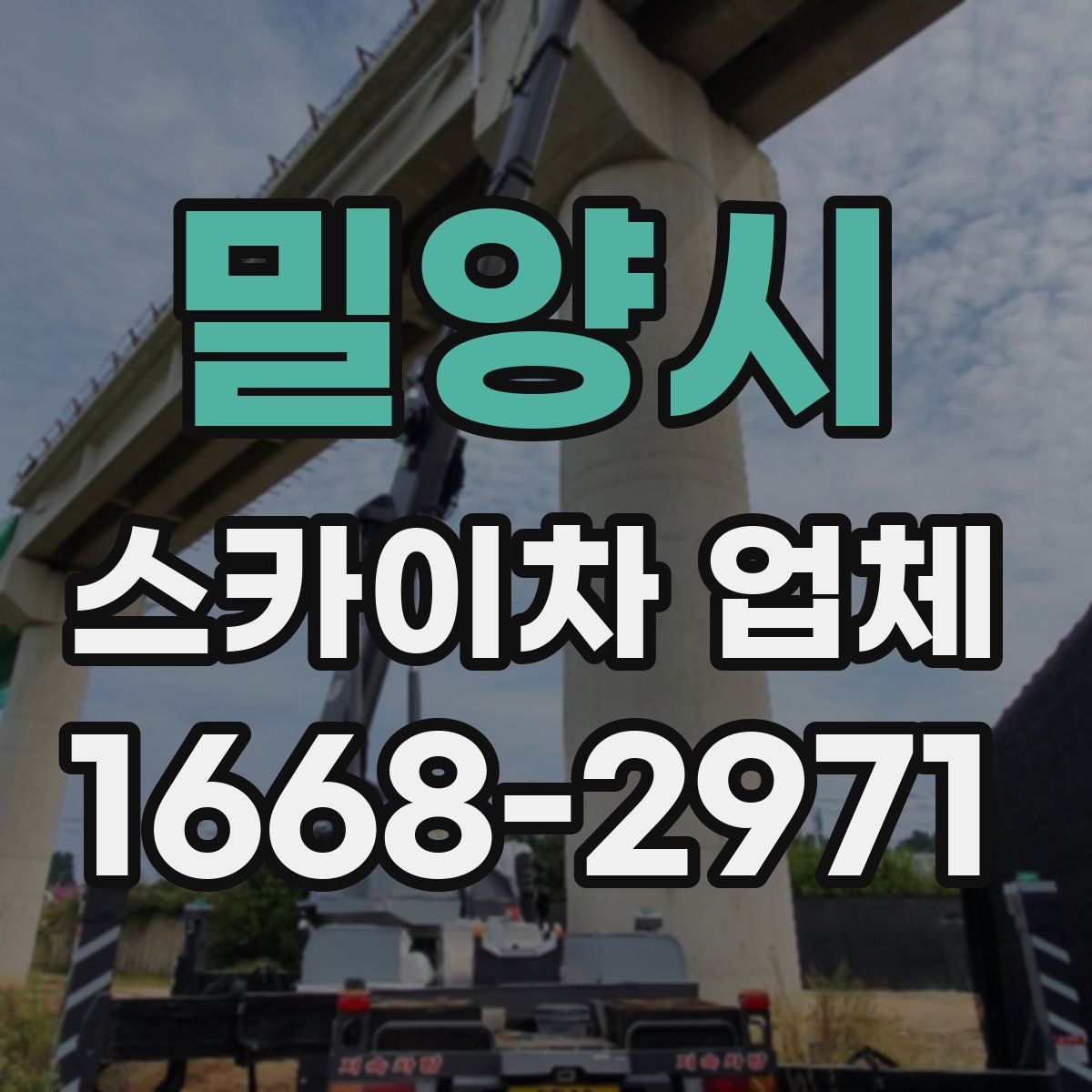 밀양시 스카이차 업체