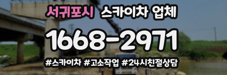 서귀포시 스카이차 업체