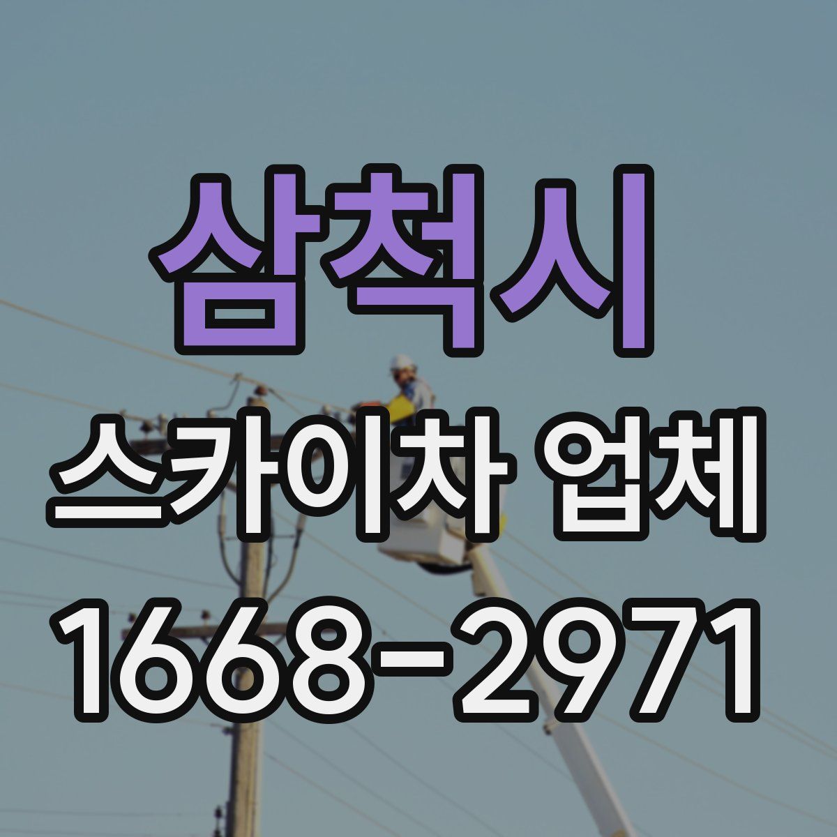 삼척시 스카이차 업체