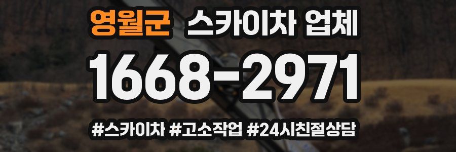 영월군 스카이차 업체