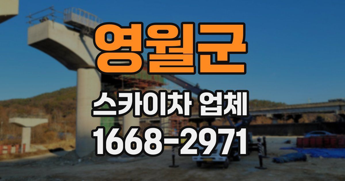 영월군 스카이차 업체