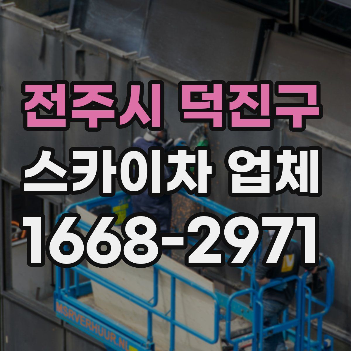 전주시 덕진구 스카이차 업체
