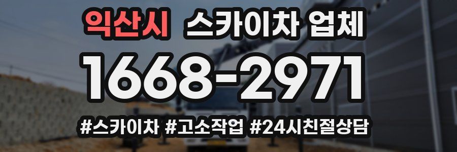 익산시 스카이차 업체