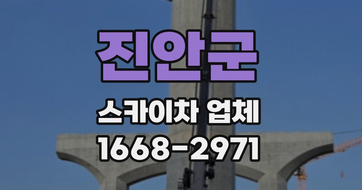 진안군 스카이차 업체