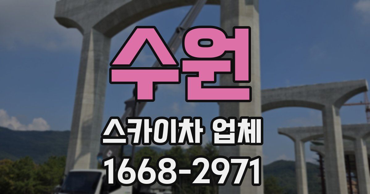 수원 스카이차 업체