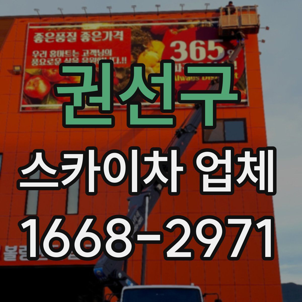 권선구 스카이차 업체