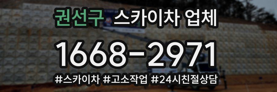 권선구 스카이차 업체