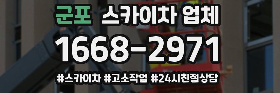 군포 스카이차 업체