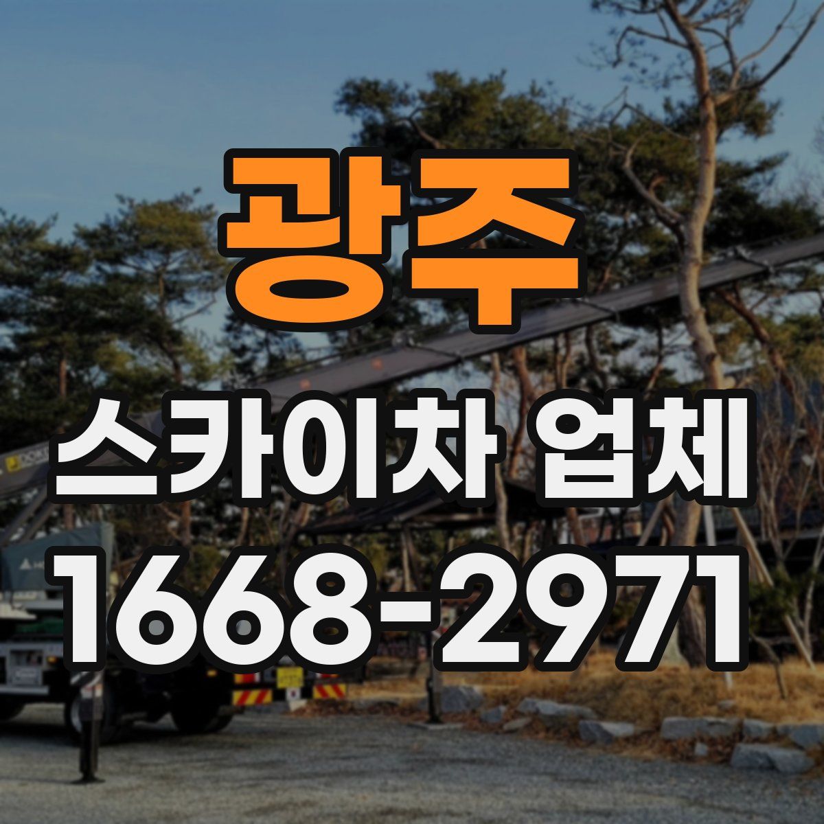 광주 스카이차 업체