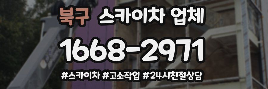 북구 스카이차 업체