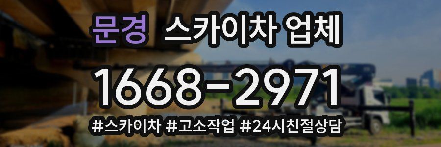 문경 스카이차 업체
