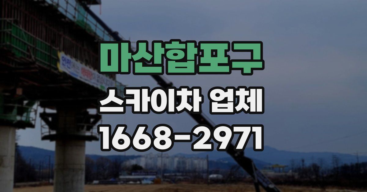 마산합포구 스카이차 업체