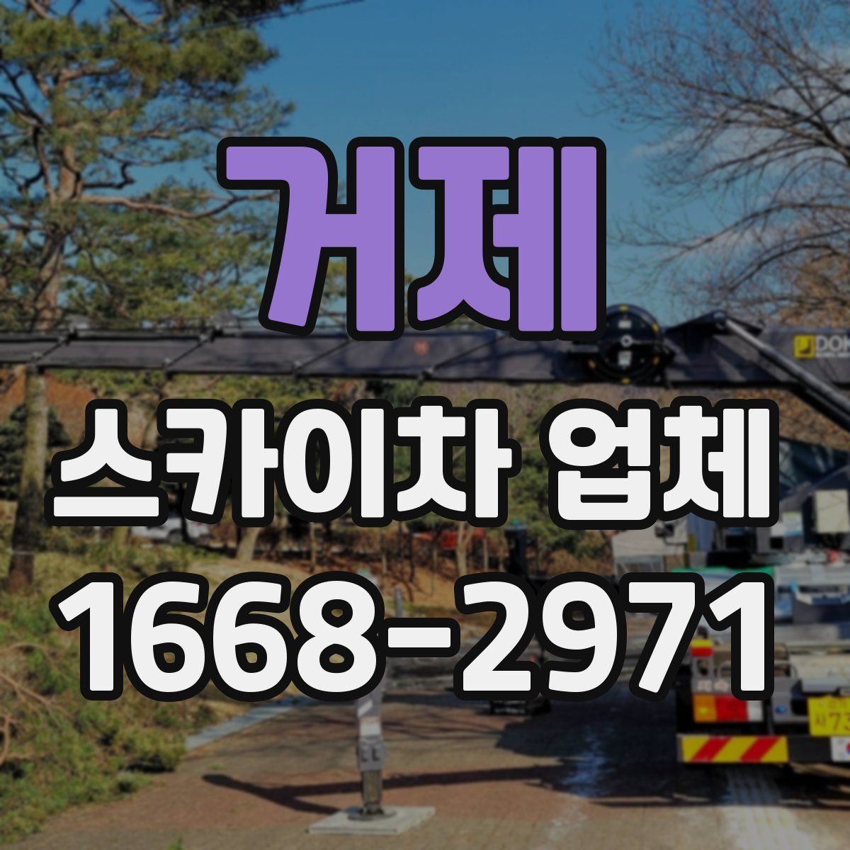 거제 스카이차 업체