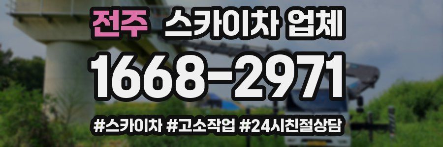 전주 스카이차 업체