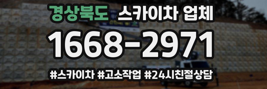 경상북도 스카이차 업체
