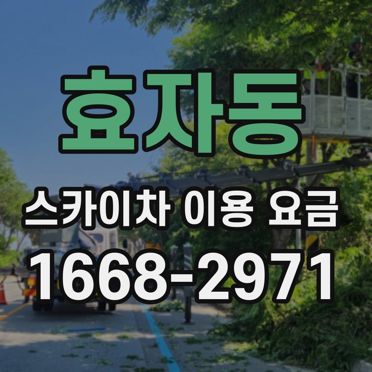 효자동 스카이차 이용 요금