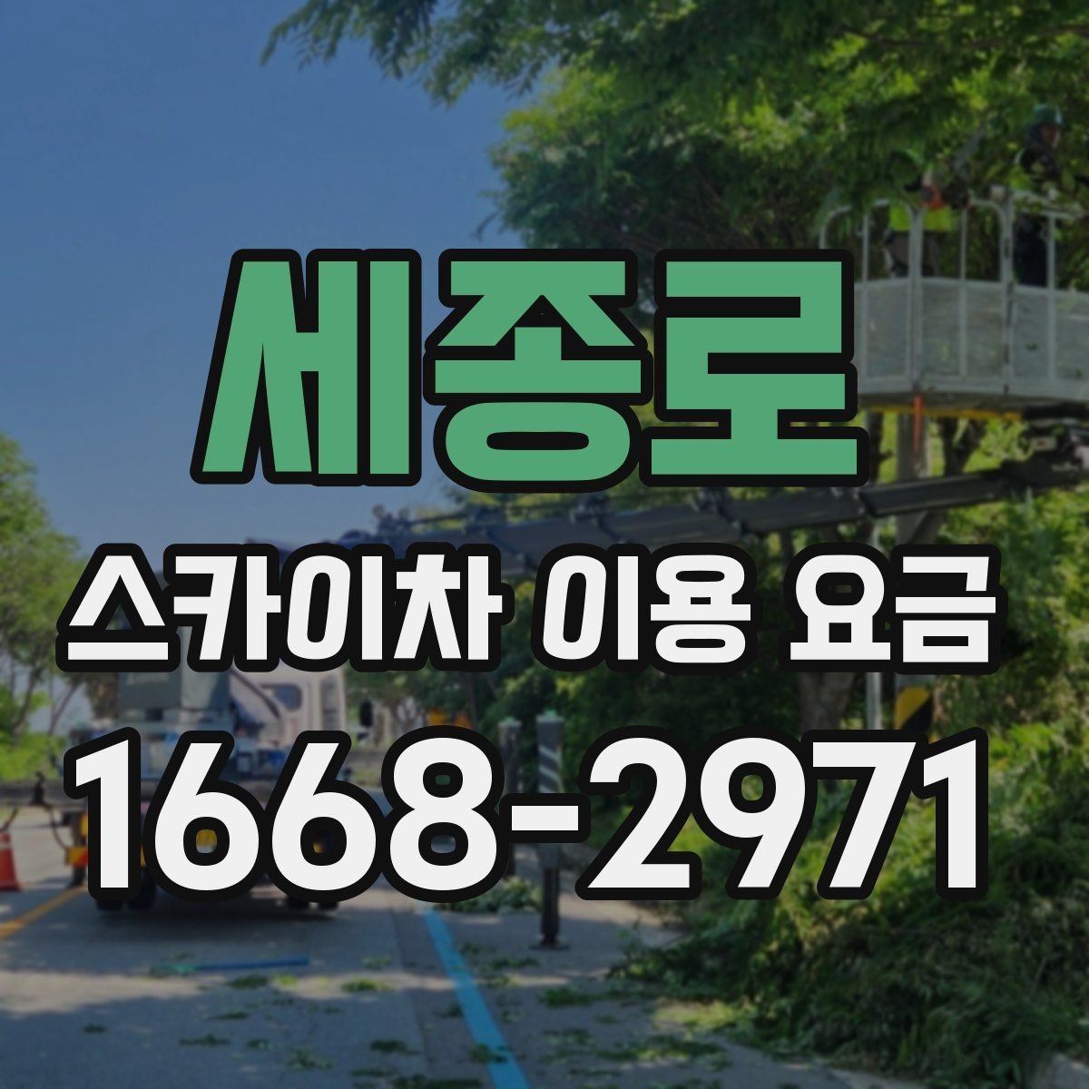 세종로 스카이차 이용 요금 정리: 현장별 예상 범위 확인