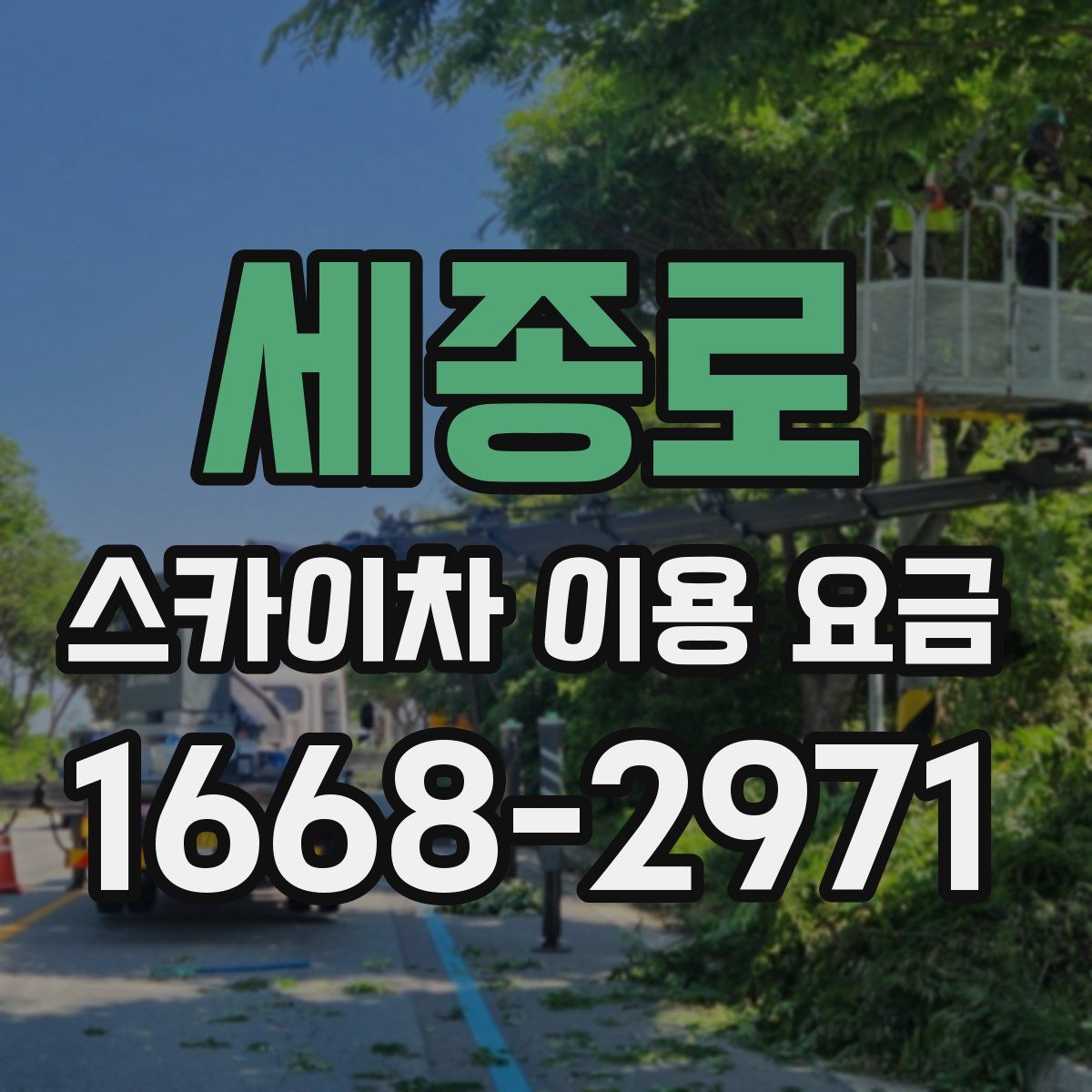 세종로 스카이차 이용 요금