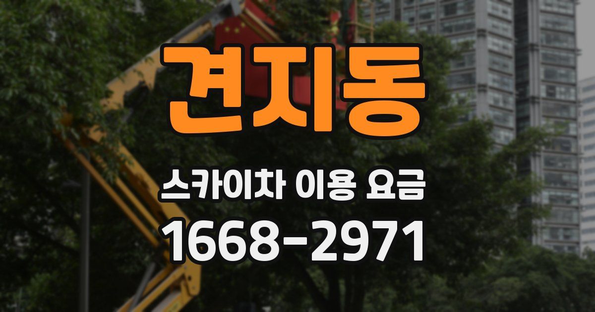 견지동 스카이차 이용 요금