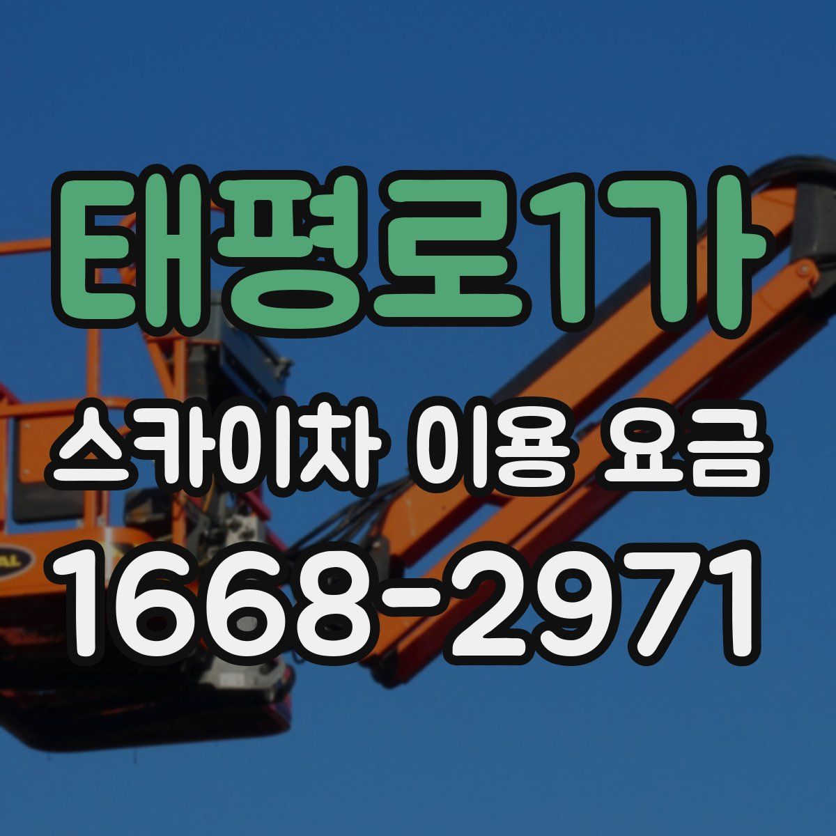 태평로1가 스카이차 이용 요금