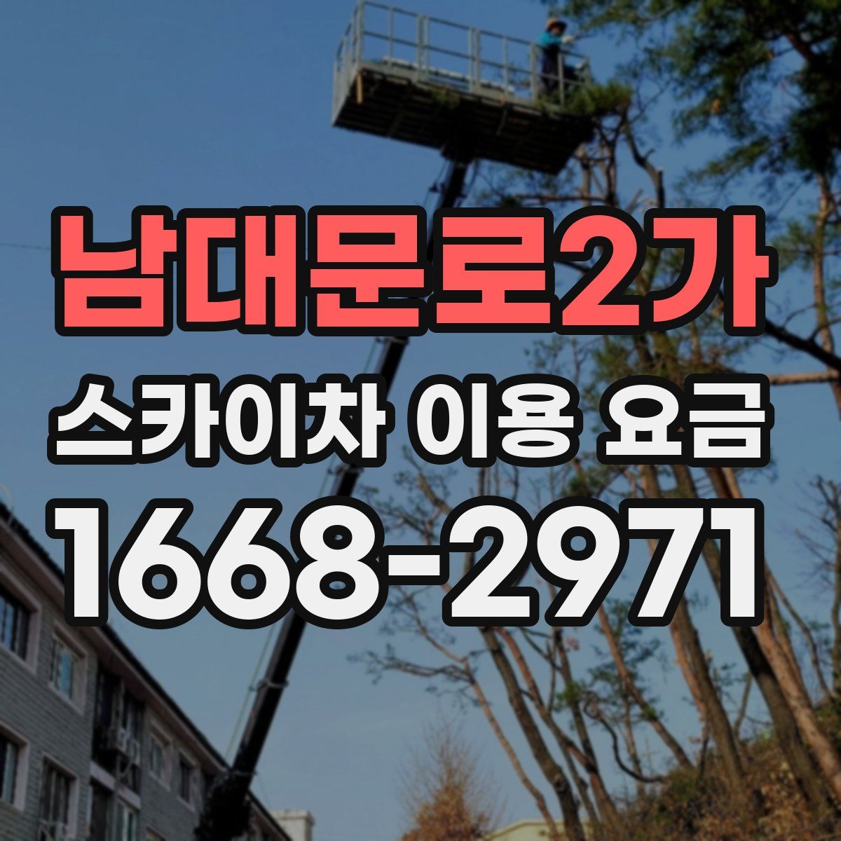 남대문로2가 스카이차 이용 요금