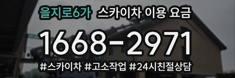 을지로6가 스카이차 이용 요금
