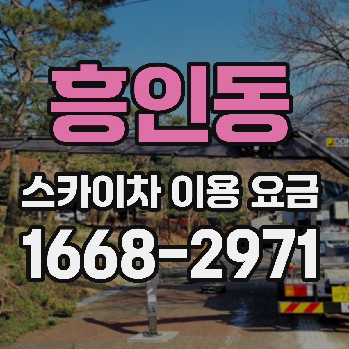 흥인동 스카이차 이용 요금